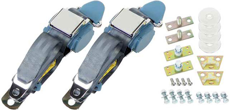 www.nexpart.de - 3 PUNKT GURTE BLAU/CHROM