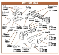 www.nexpart.de - HOOD HINGE. LH